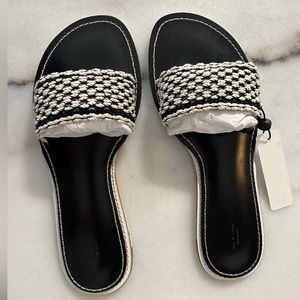 Women's Rag & Bone Melrose Woven Slide Sandals